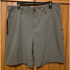 32 Degree‎ Cool Shorts Men Sz 36 Gray Melange Performance Pockets Outdoor NWT